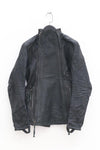 BORIS BIDJAN SABERI Double Zip Horseskin Top SS22 J4 FMM20020 Ink Grey